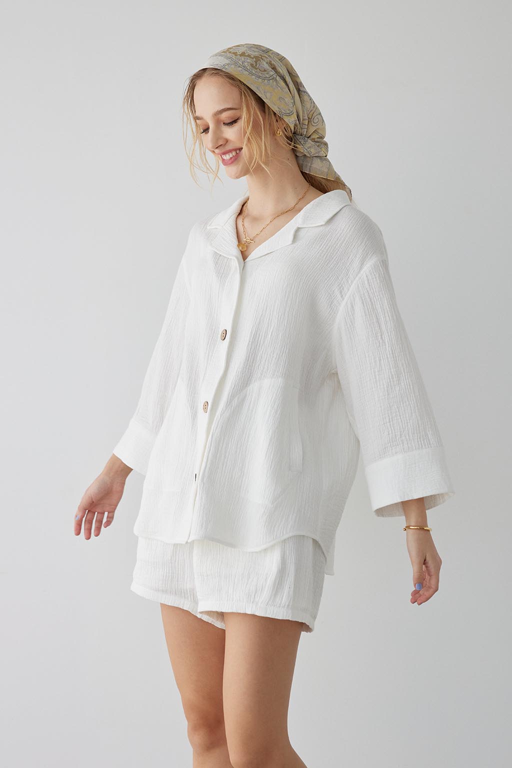 Cozy Cotton Gauze Shirt