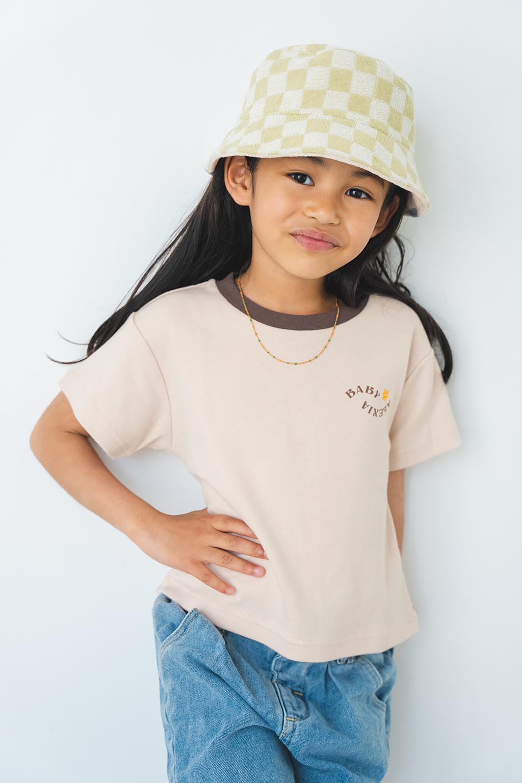 BABY ALEXIA Somewhere Ringer Tee Ivory - ALEXIA STAM