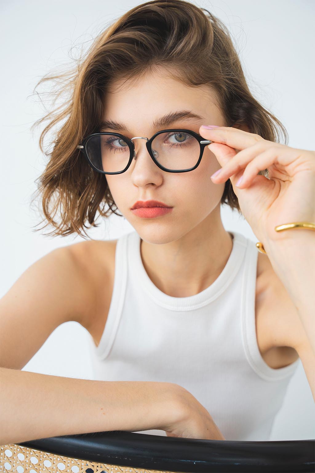 ALEXIA STAM x Re:See Spects Clear 伊達メガネ-