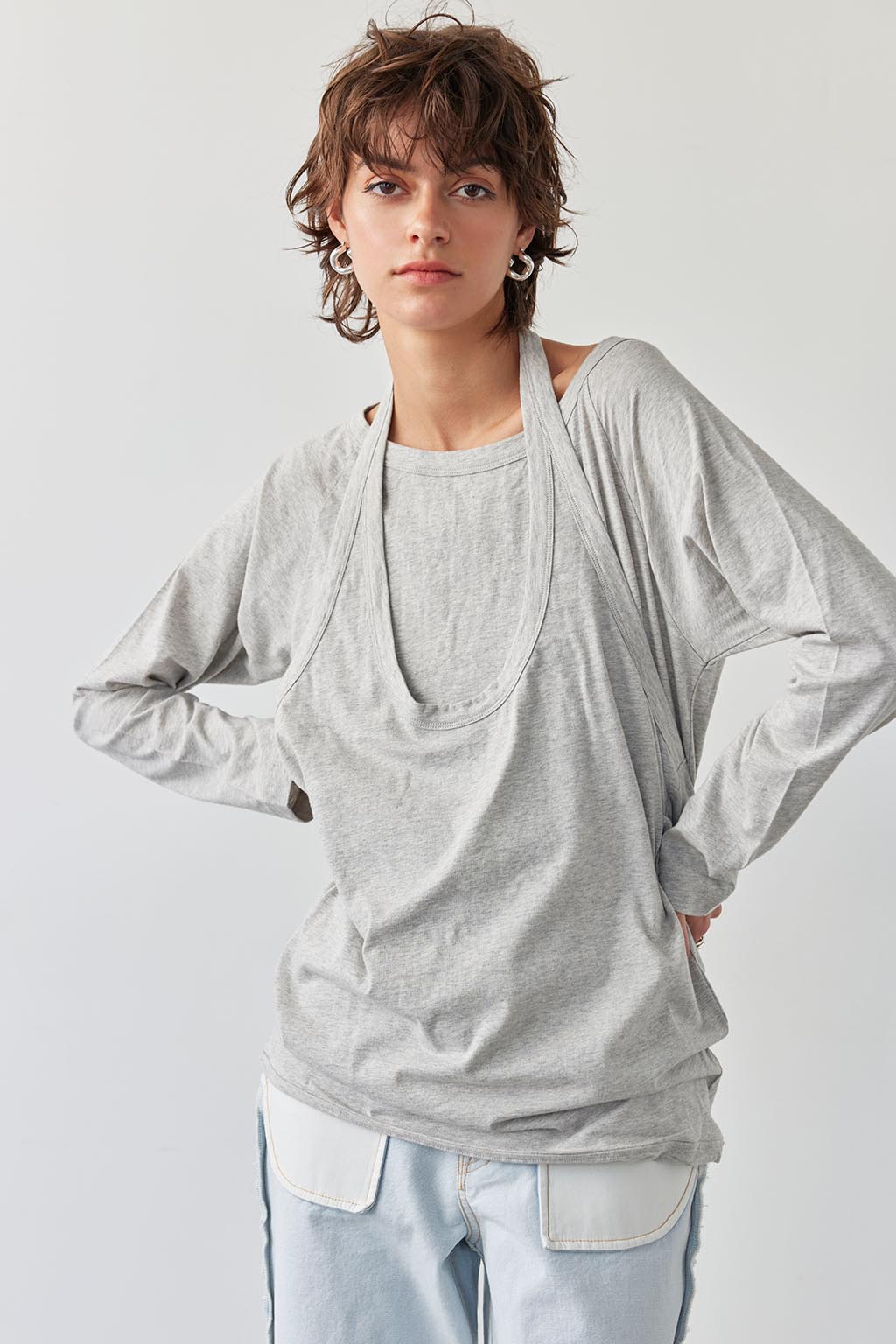 Halterneck Layered Tee ALEXIA STAM