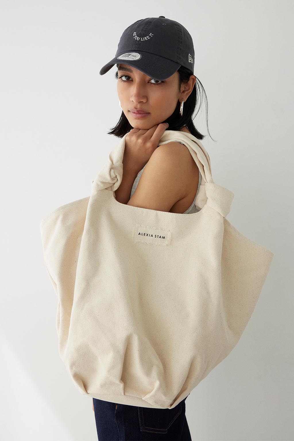 Knot Canvas Large Tote Bag | ALEXIA STAM