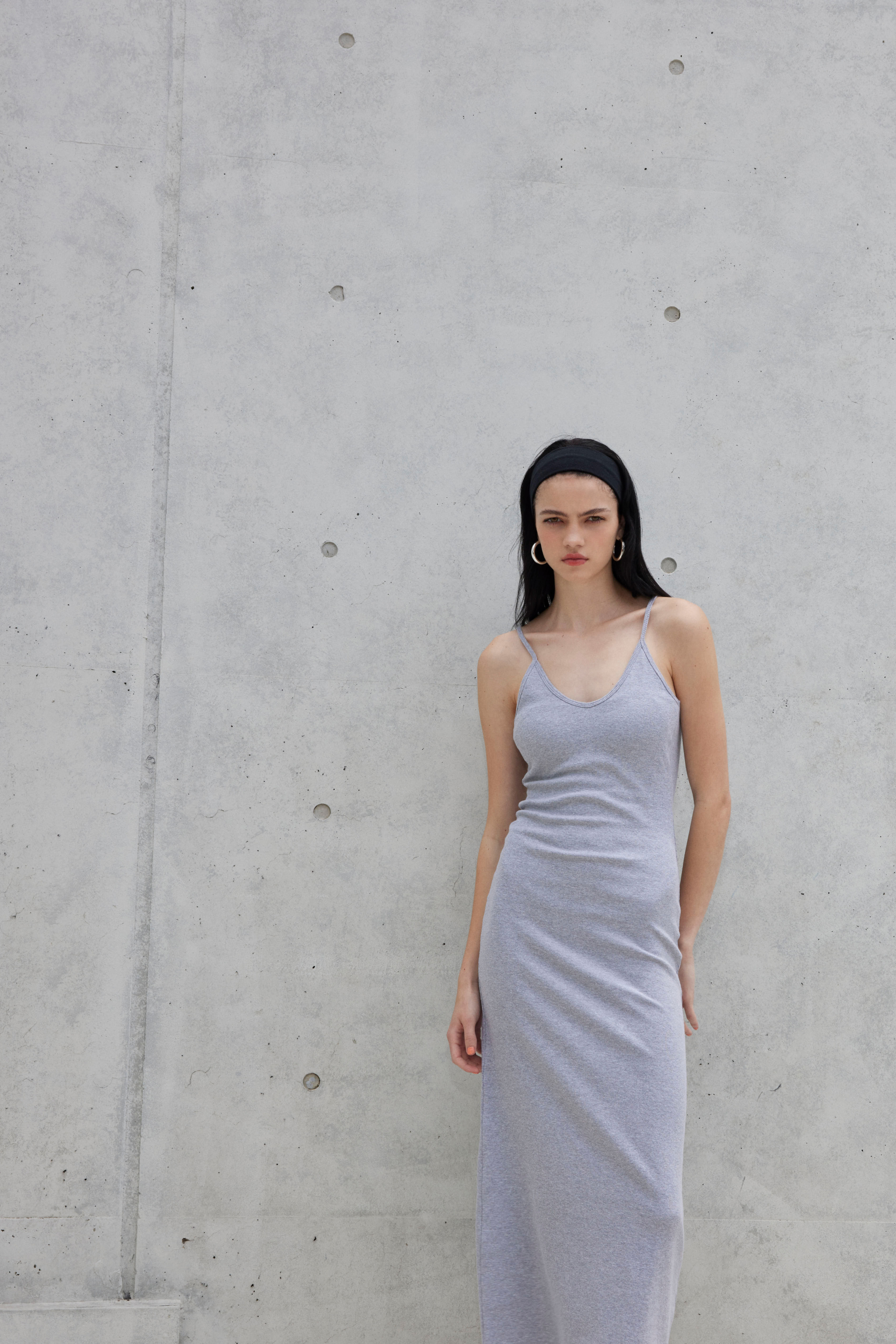 ALEXIA STAM Wellness Rib Long Dress