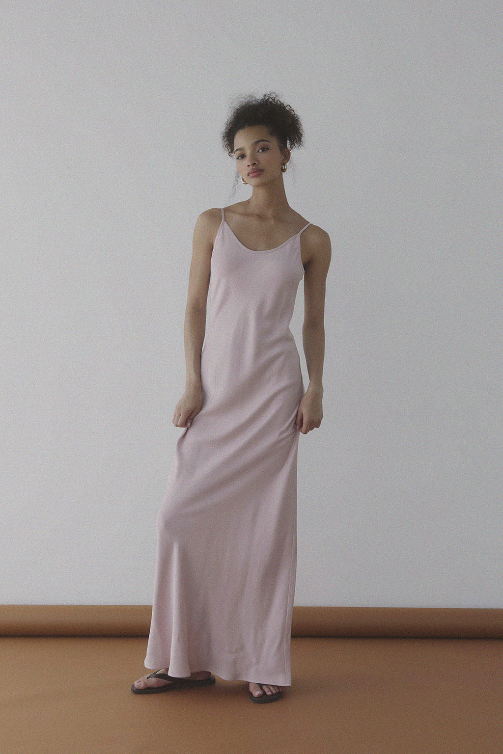Satin Long Dress | ALEXIA STAM