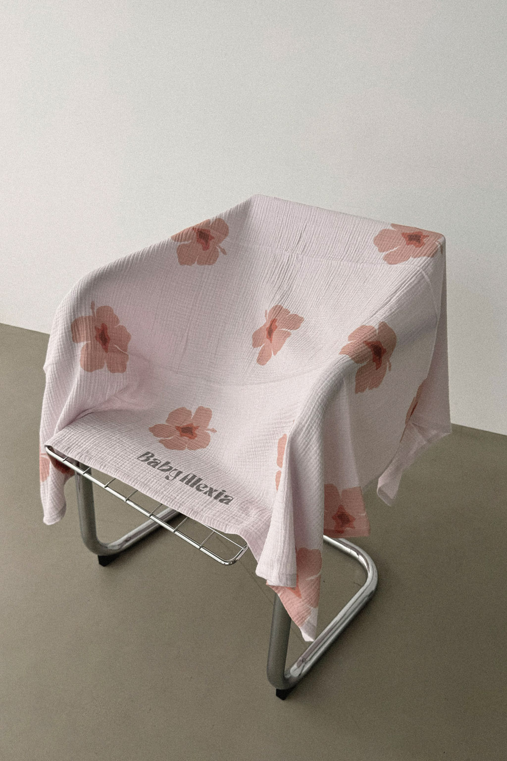alexia stam Gauze Swaddle Hibiscus おくるみ Gauze Swaddle Hibiscus | ALEXIA STAM