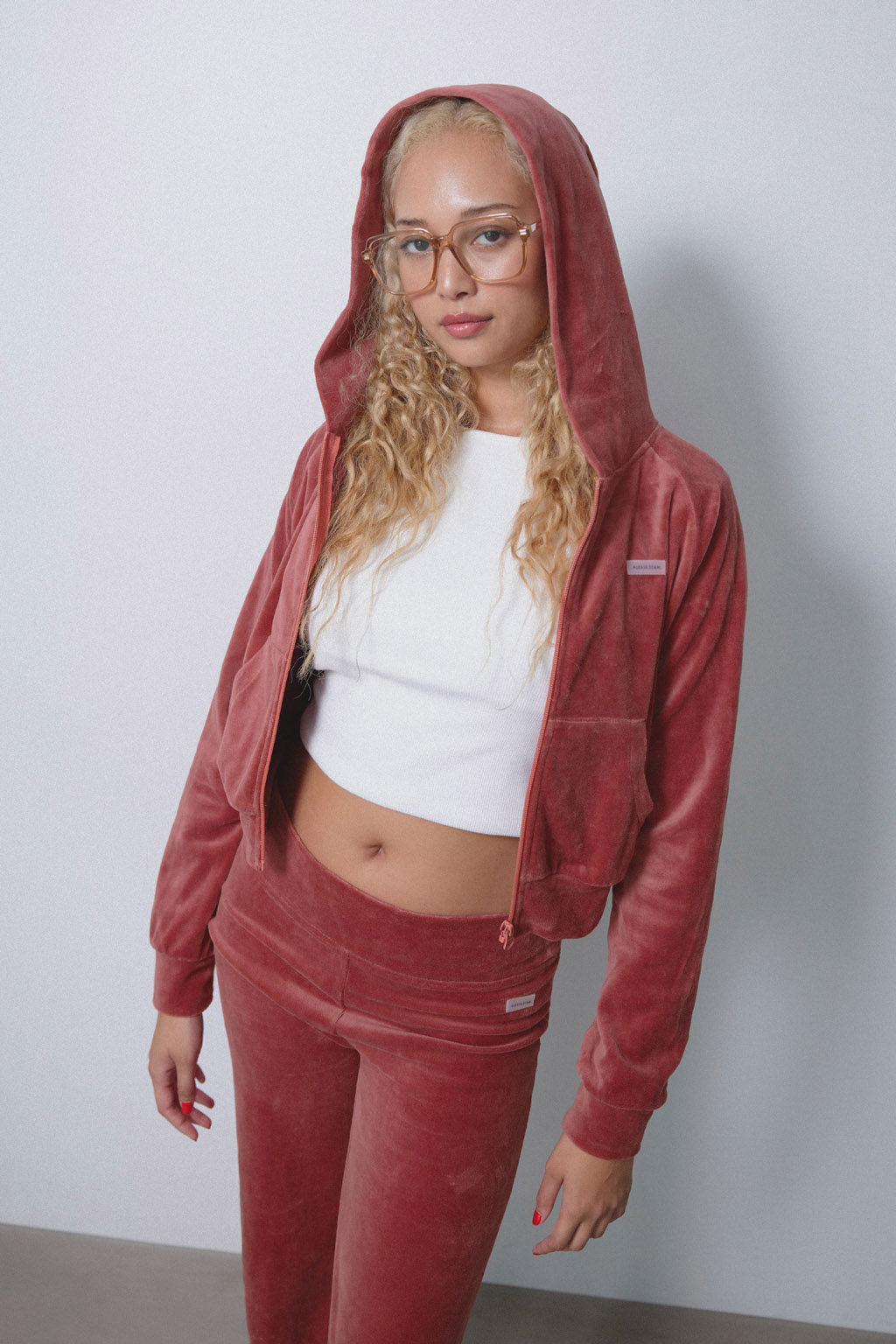 トップス Alexia stam  Wellness Sweat Hoodie Wellness Velour Hoodie | ALEXIA STAM