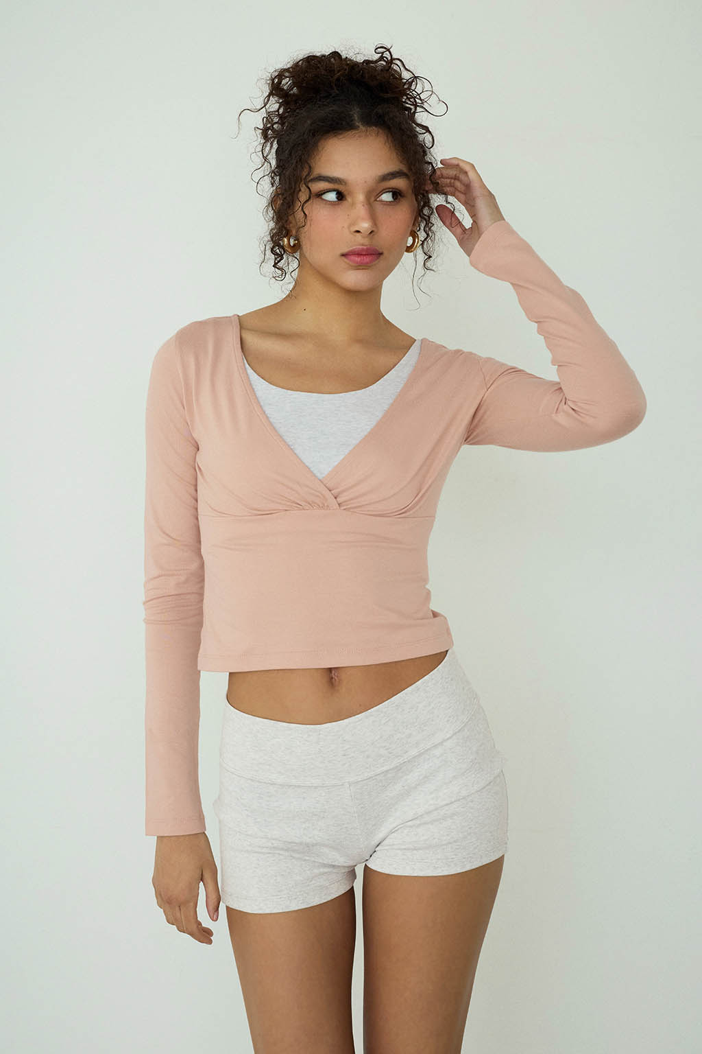 【ALEXIASTAM】Cachecoeur Long Sleeve Top Cachecoeur Long Sleeve Top | ALEXIA STAM