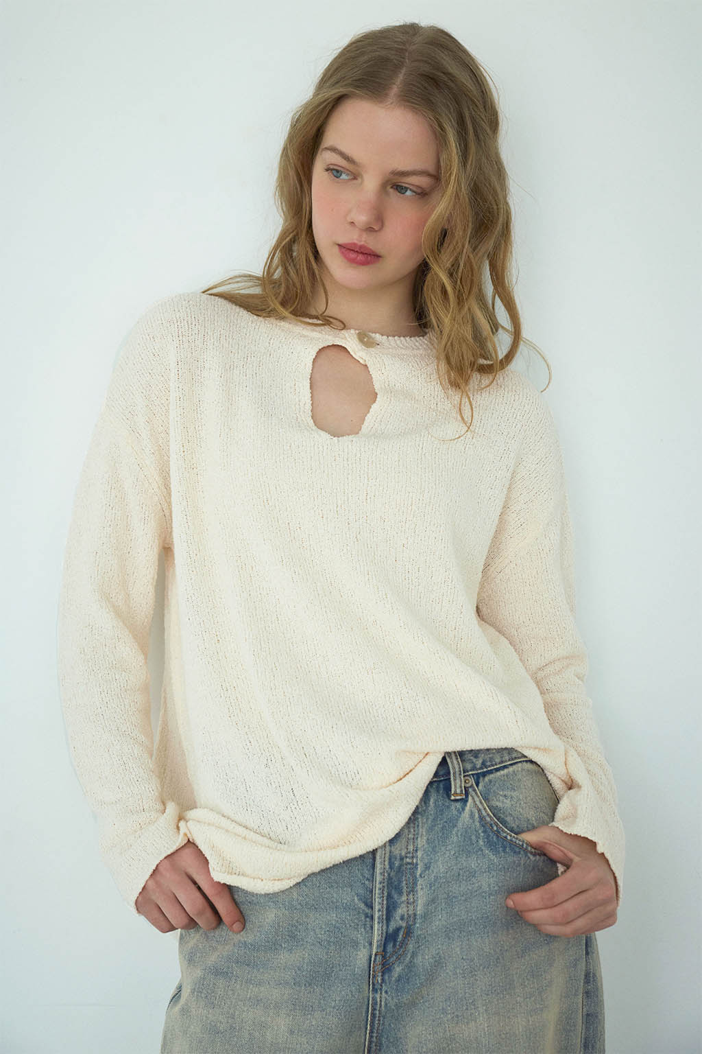 alexiastam 新品未使用ココナッツボタントップス Shell Button Knit Top | ALEXIA STAM