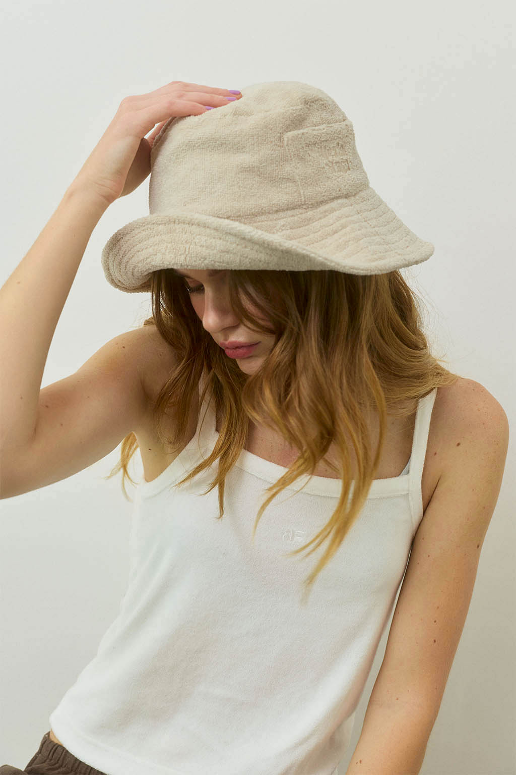 ALEXIA STAM Terry Bucket Hat ブラウン Terry Bucket