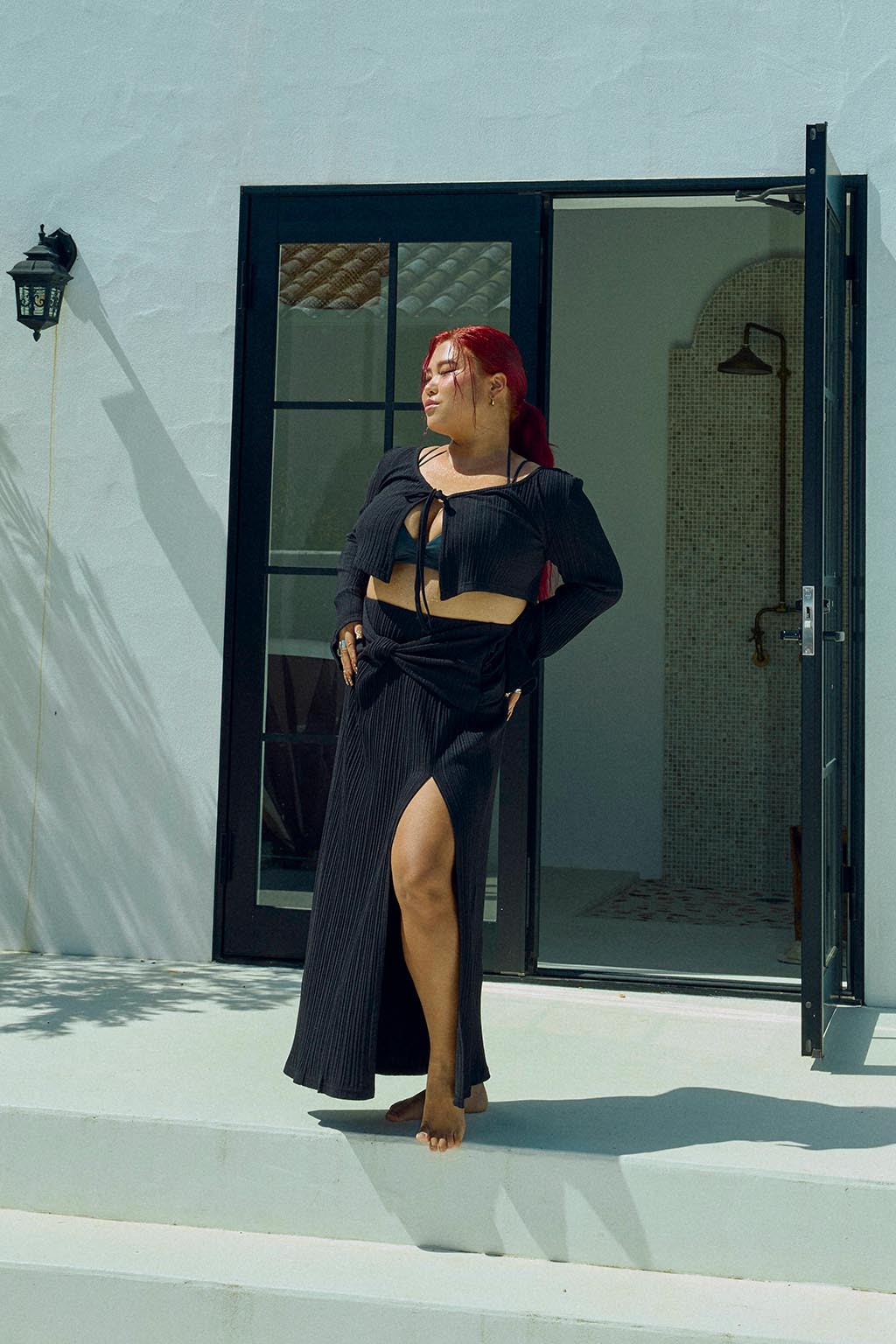 Jessica x ALEXIA STAM] Cover Up Skirt Black | ALEXIA STAM