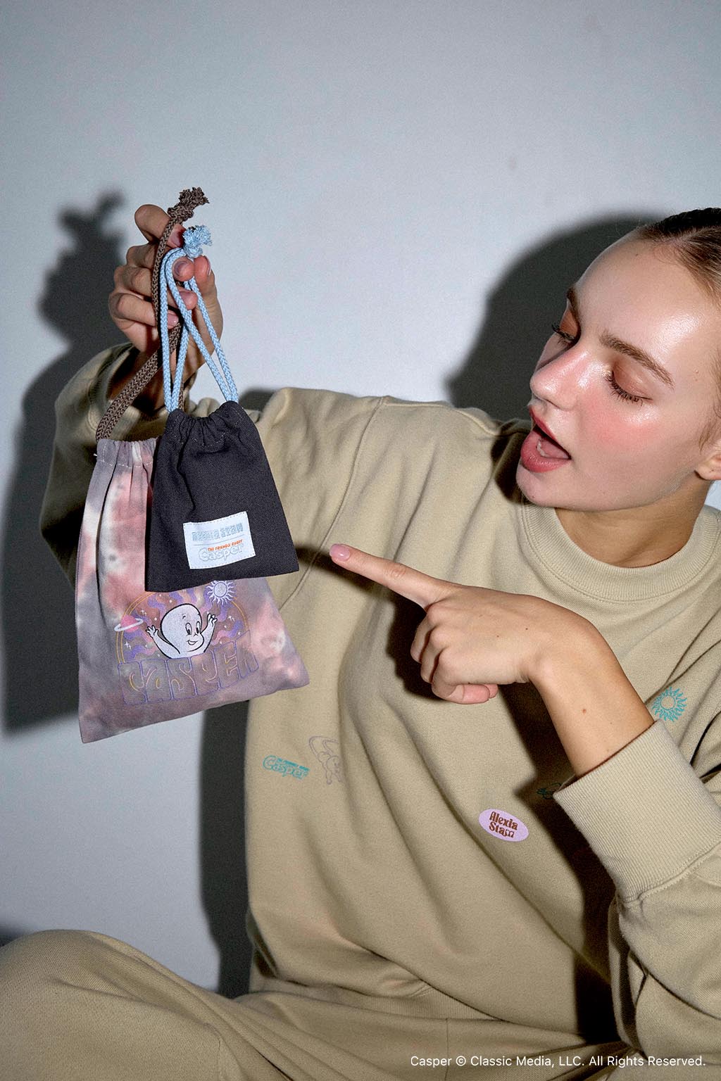 Casper x ALEXIA STAM] Drawstring Pouch | ALEXIA STAM
